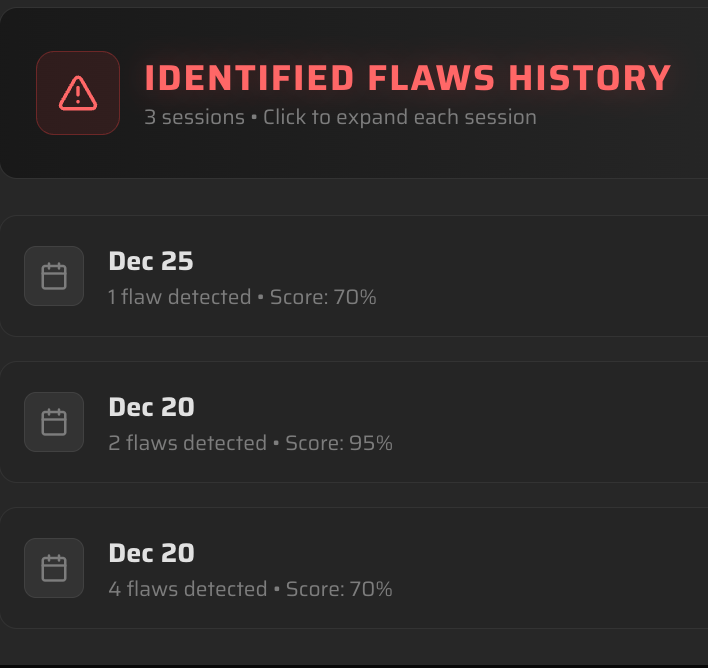 Flaws Tracking